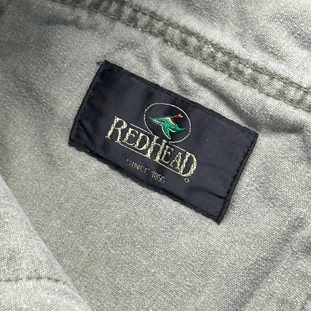 RedHead Safari Cargo Shorts Men's 38 Olive Green Utility Cotton Elastic Waist